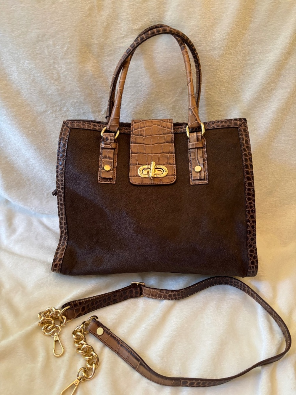 Italian leather handbag